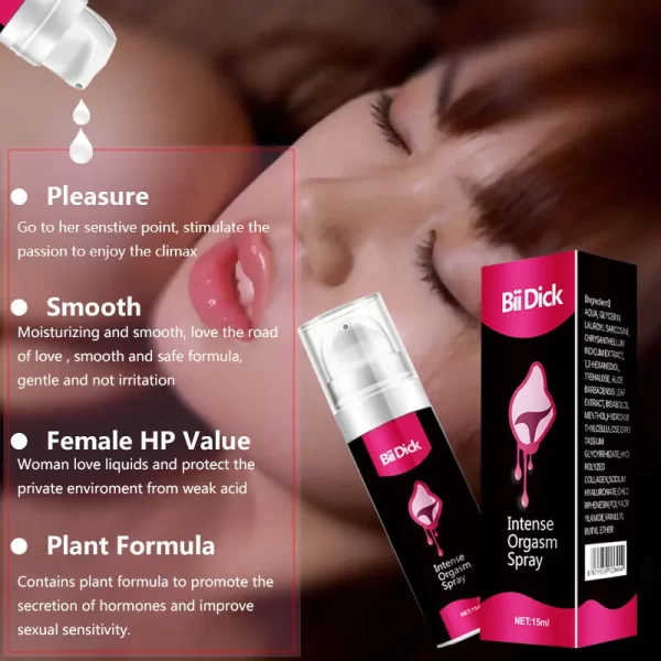 Women Fast Orgasm Gel Libido Enhancer Sex Spray Vagina Stimulant Intense Drop Exciter Strong Enhance Climax Vaginal Tight Oils - Image 4