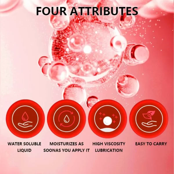 Natural water-soluble Anal Grease Sex Lubricant Base Lube long-lasting moisturizing Adult Couples Dildo Vibrator Sex Oil 60ml - Image 6