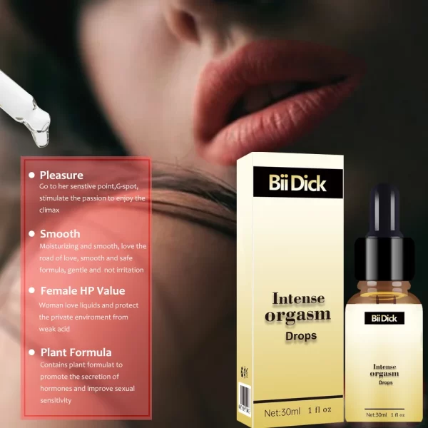 30ml Female Fast Orgasm Drops Libido Enhancer Sex Tight Vagina Stimulant Intense Sex Drop Exciter Women Strong Enhance Climax - Image 2