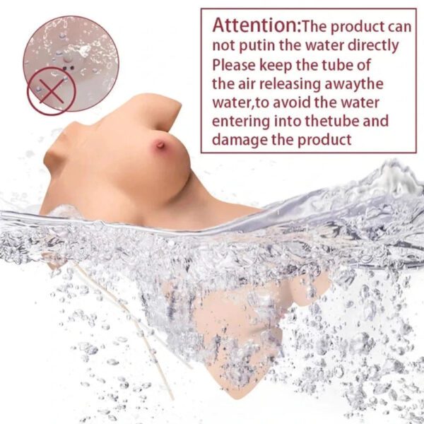 T595-(16.97lb) Sucking And Vibration Pussy Sex Doll Torso With Fully Automatic Cleaning - Image 9