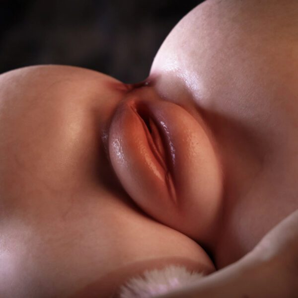 A433-16.54LB Lucy Silicone Realistic Pussy BBW Mini Sex Doll Bubble Butt Hip Toy| LoveNestle - Image 12