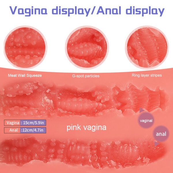 T67-29.8lbs｜19.7 inch Big Boobs Full Silicone Sex Doll Video Male Masturbator - Image 7