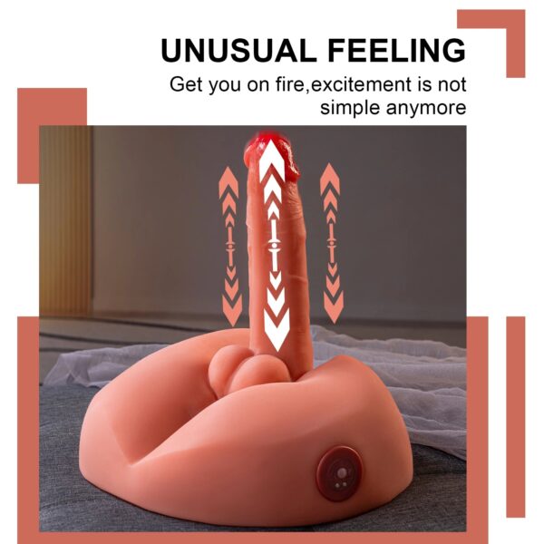 T907(7.05lb)  7.87″ Dildo Electric Male Rechargeable Sex Doll  Ass Torso Adult Toys For Female - Image 5