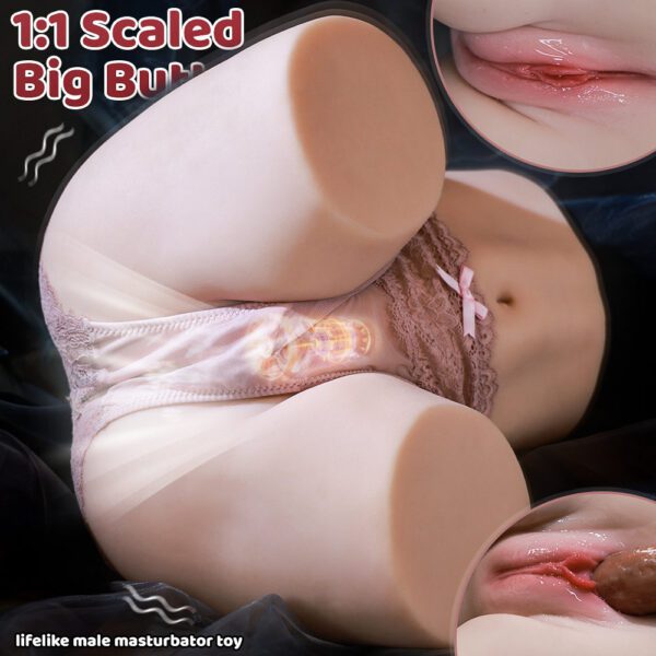 A682-(19lb)Best Realistic Sucking&Vibration Ass Sex Doll Torso For Men - Image 5