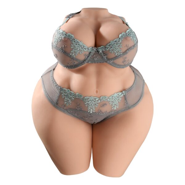 T501-Black(25.3lb)Best Realistic Black BBW Ebony Thick Sex Doll Torso | Big Round Ass - Image 11