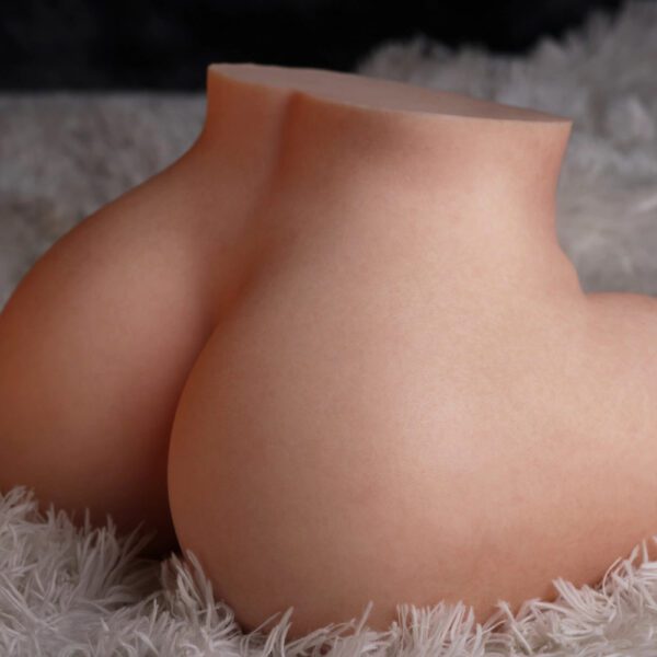 A433-16.54LB Lucy Silicone Realistic Pussy BBW Mini Sex Doll Bubble Butt Hip Toy| LoveNestle - Image 4