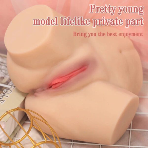 P570 (5.9lb) Fake pussy and Butt Cheap Mini Sex Doll Torso Adult Toy Male Masturbator - Image 4