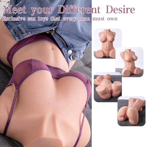 T520(43lb) Life-size Torso Sex Doll For Men|Realistic Torso Masturbator Toy - Image 3