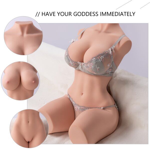 Stephanie(For EU Customers): 42.32lb Full Size Sex Doll Male Masturbator Torso - Image 2