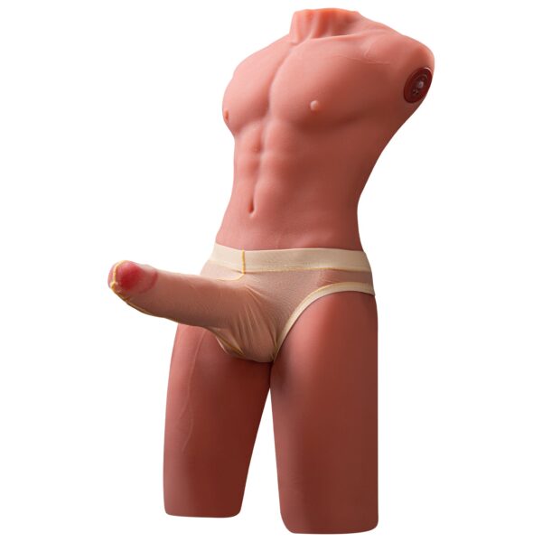 T903(17.63lb)  6.69″ Dildo Electric Male Femboy Rechargeable Sex Doll Torso Adult Toys For Female - Image 2