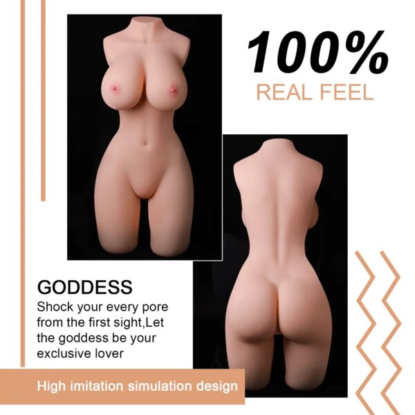 T706 (55.11lb) LifeSize Vibrating & Sucking real robot Sex Doll Torso ｜Luxury Sexiest Stripper Plump Hot Sex Toy for Man - Image 3