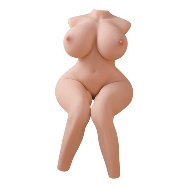 T404 (50.7lb/99cm) Realistic Half Torso Sex Doll With Perky Breasts.Big ass & Double Channels - Image 2