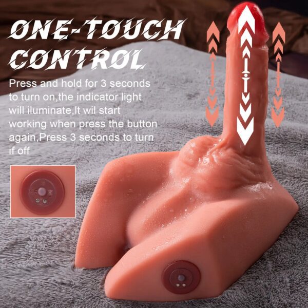 T906(5.66lb)  7.87″ Dildo Electric Male Rechargeable Sex Doll  Ass Torso Adult Toys For Female - Image 5