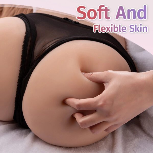 A571 (19.4lb) BBW Doggy Style Sex Doll Torso Fat Ass Flesh Color - Image 5