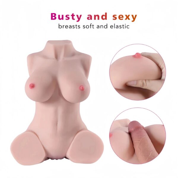 T577(9.45lb)  Lightweight Life-Size BBW Sex Doll Torso - Image 2