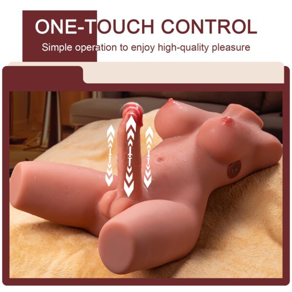T901(21.51lb)  C Cup 7.08inch Dildo Electric Femboy Shemale  trans torso male sex doll huge dildo - Image 8