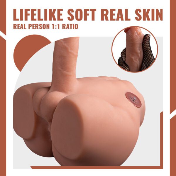 T904(9.56lb)  6.88″ Dildo Electric Male Rechargeable Sex Doll  Ass Torso Adult Toys For Female - Image 5