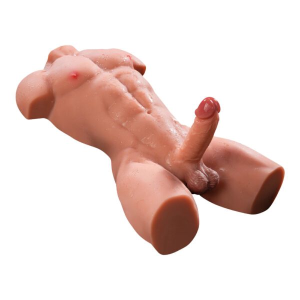 T402-34.61lb/61cm-6.29″ Dildo Electric Stretchable Vibrating Male Sex Doll Torso Adult Toys For Female - Image 9