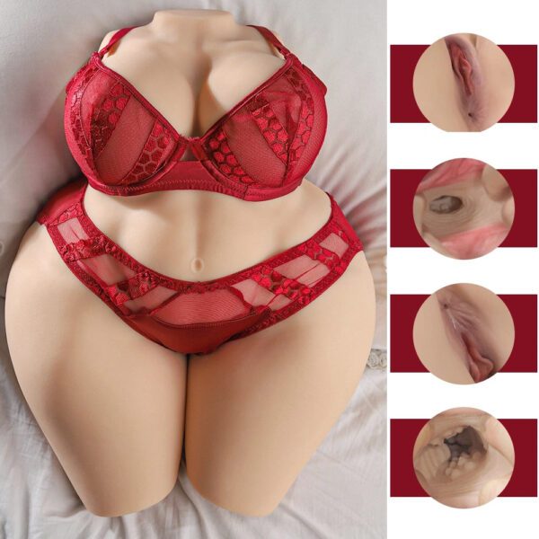 T501(25.3lb/45cm)Best Realistic Cheap BBW Sex Doll Torso|Big Round Ass - Image 3