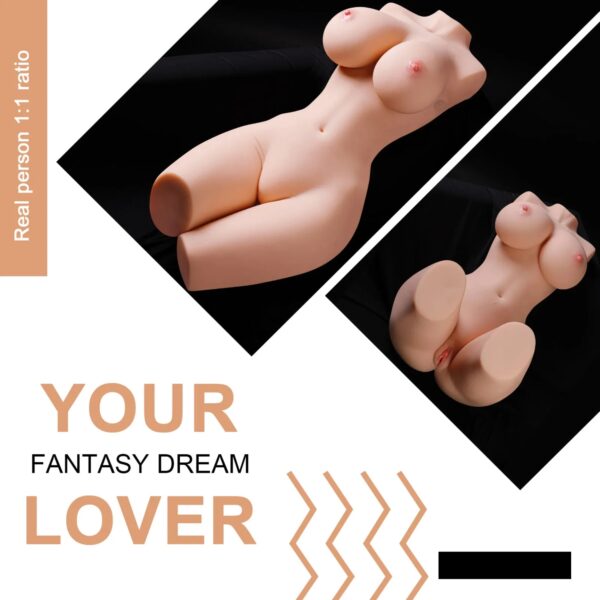 T706 (55.11lb) LifeSize Vibrating & Sucking real robot Sex Doll Torso ｜Luxury Sexiest Stripper Plump Hot Sex Toy for Man - Image 7