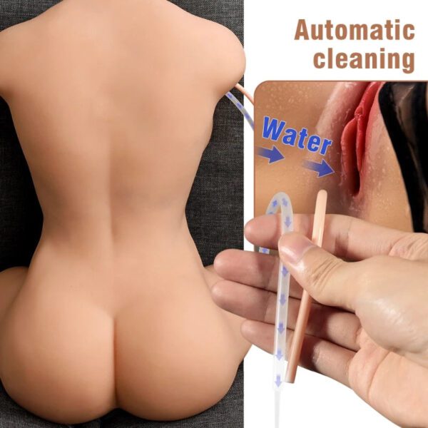 T663V-(15.4lb/16.14inch)Lightweight Vibrating & Sucking Sex Doll Torso - Image 6