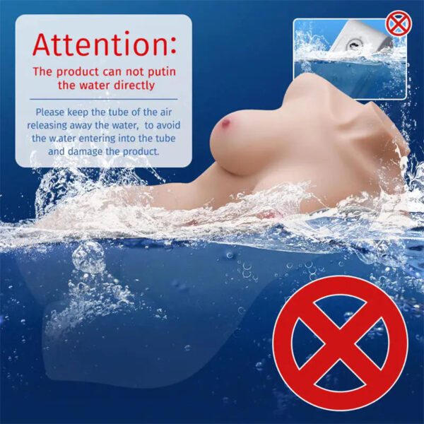 T590-(35.27lb)Luxury Female Torso robot Sex Doll with Fully Automatic Cleaning Chubby Women For Sex - Image 8
