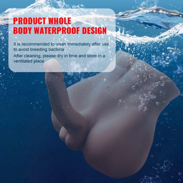 T704(11.46lb)  Lifelike Big Penis Male Sex Doll Torso Dildo Adult Toys With 5.9″ Dildo for Female Masturbation | xingse - Image 6