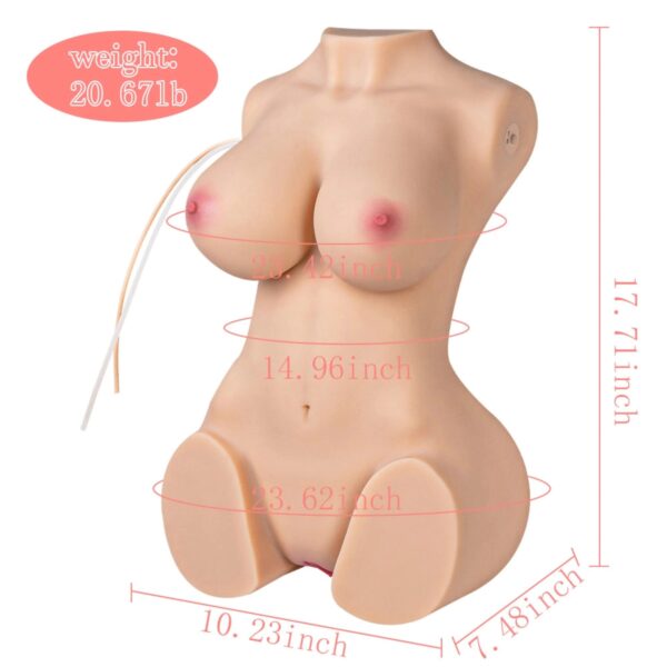 T589-(20.67lb)Discreet Doll with vibratiing pocket pussy - Image 10