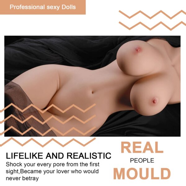 T706 (55.11lb) LifeSize Vibrating & Sucking real robot Sex Doll Torso ｜Luxury Sexiest Stripper Plump Hot Sex Toy for Man - Image 8