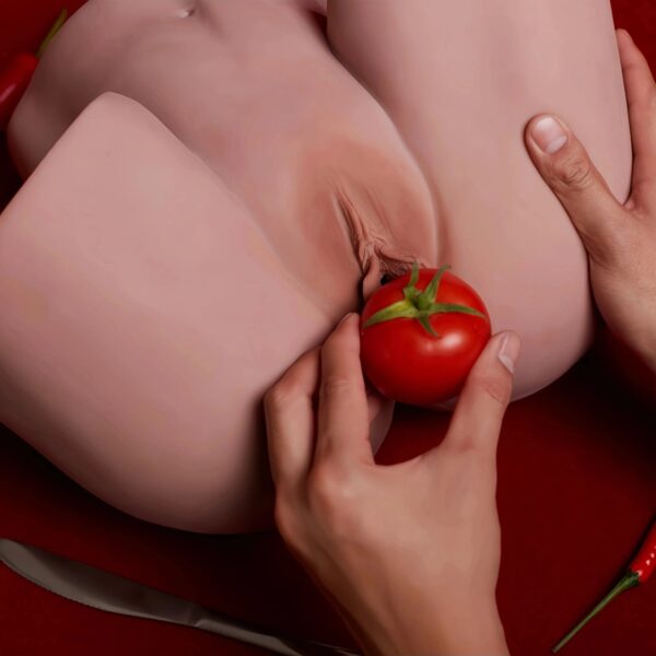 A603-(20lb ) Black-Sexy and Real Realistic 3D Ass Sex Doll Torso - Image 7