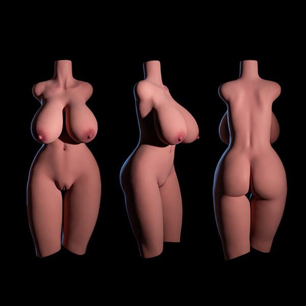 T17-(61.7lb) Black-Doggystyle BBW Sex Doll Torso｜Luxury Torso doll｜Climax Doll - Image 2