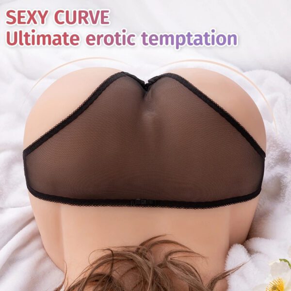 A571 (19.4lb) BBW Doggy Style Sex Doll Torso Fat Ass Flesh Color - Image 9