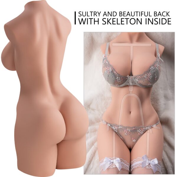 Stephanie(For EU Customers): 42.32lb Full Size Sex Doll Male Masturbator Torso - Image 8