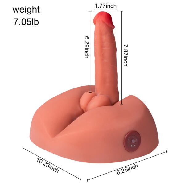 T907(7.05lb)  7.87″ Dildo Electric Male Rechargeable Sex Doll  Ass Torso Adult Toys For Female - Image 9