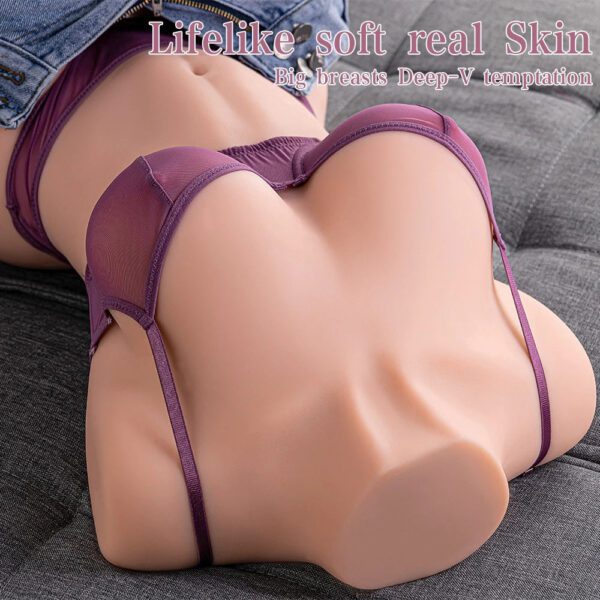T520(43lb) Life-size Torso Sex Doll For Men|Realistic Torso Masturbator Toy - Image 9