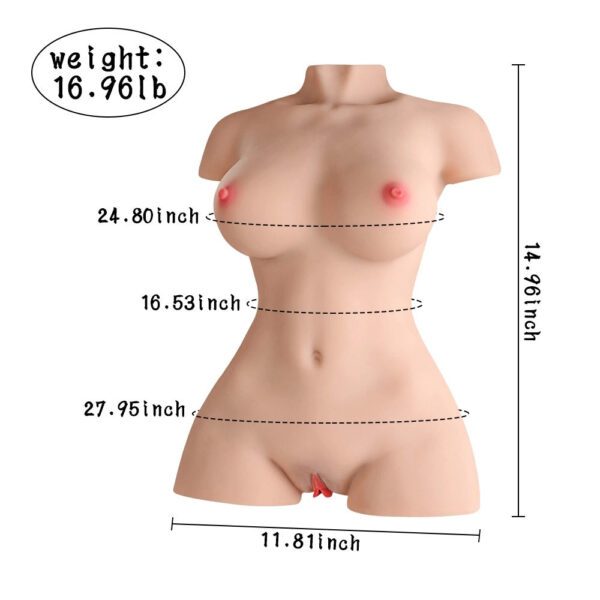 T510(17lb/43cm) Half Body Sex Doll Torso - Image 9