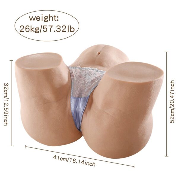 A512 (57.32lb) Doggy Style Luxury BBW Sex Doll Torso With 1:1 Life-Sized Fat Big Ass - Image 11