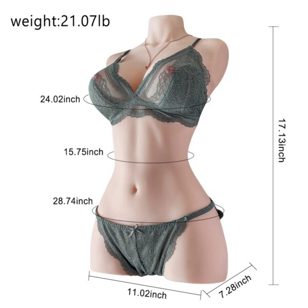 T514 (21.07lb) TPR Luxury Lifelike Sex Doll Torso For Man - Image 10
