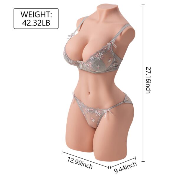 Stephanie(For EU Customers): 42.32lb Full Size Sex Doll Male Masturbator Torso - Image 9