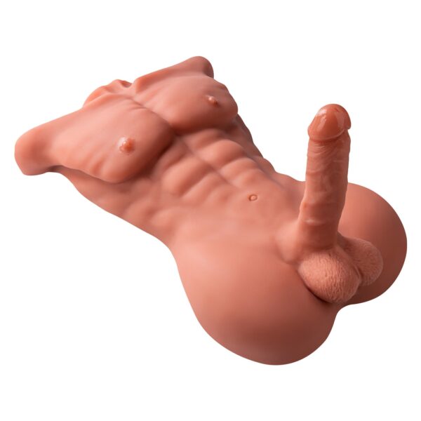 Oscar(For EU Customers): 16.75lb Sexy Male Torso Sex Doll with Dildo - Image 4