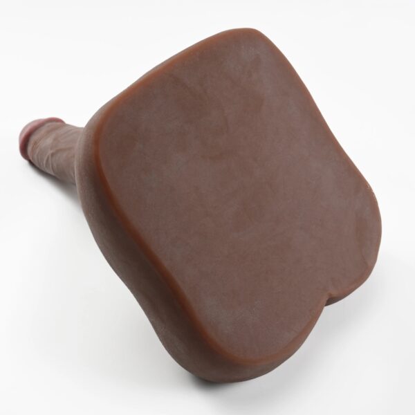 D337(3.3lb丨7.5'') Dark Brown Upgraded King Kong Gunner Male Butt with Dildo - Image 9