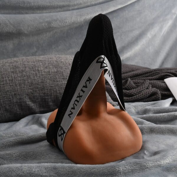 D336(3.3lb丨7.5'') Brown Upgraded King Kong Gunner Male Butt with Dildo - Image 6