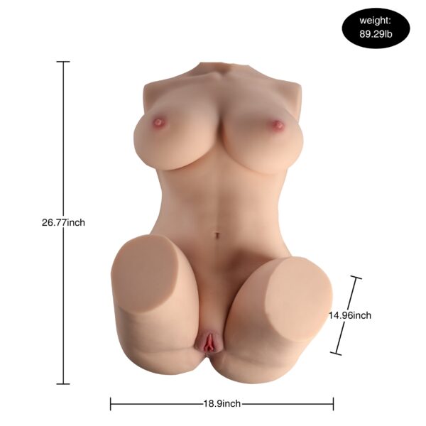 Jemma(For EU Customers): 89.29lb Big Breast Sexy Pretty Ass Adult Love Doll - Image 11