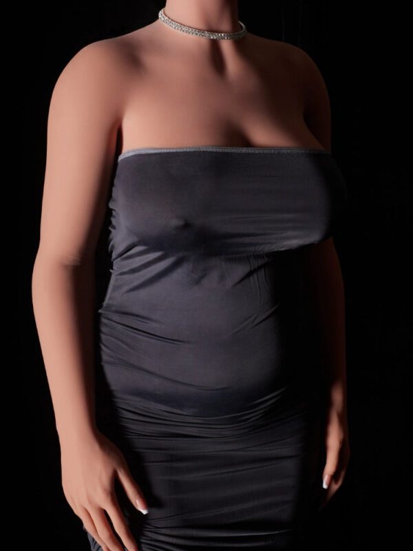 T909(72.8lbs)Black- TPE Biggest BBW Sex Doll Torso with Chubby Belly｜Climax Doll Classic - Image 6