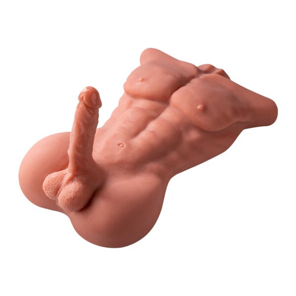 Oscar(For EU Customers): 16.75lb Sexy Male Torso Sex Doll with Dildo - Image 2