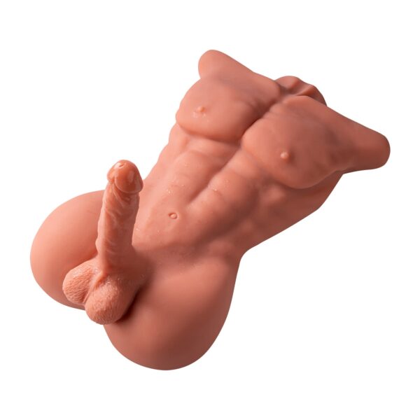 Oscar(For EU Customers): 16.75lb Sexy Male Torso Sex Doll with Dildo - Image 3