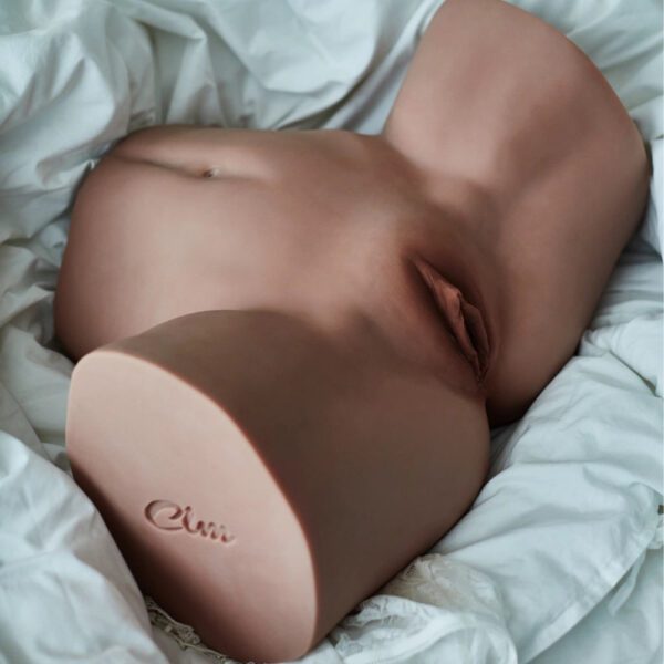 P601-(27lb )Black-Sex Doll Bottom&Realistic 3D Ass Ebony Sex Doll Torso