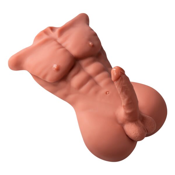 Oscar(For EU Customers): 16.75lb Sexy Male Torso Sex Doll with Dildo - Image 5