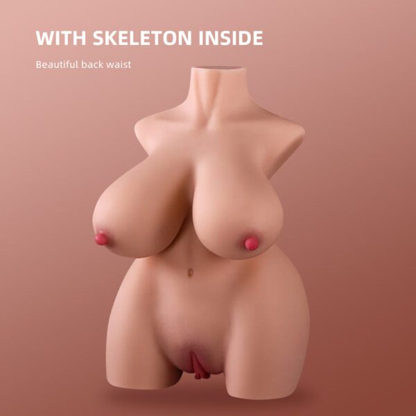 T258-6.61lb Big Boobs Mini Best Cheap BBW Sex Doll Torso|QSX - Image 3
