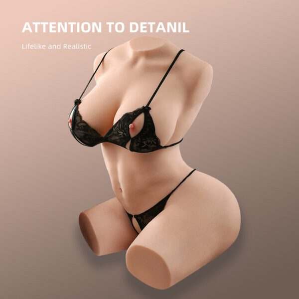 T505  Plus(89.28lb/70cm) Big Boobs and Juicy Ass Life Size Sex Torso With Slim Figure.Luxury Real Vagina & Anal Adult Love Doll Torso